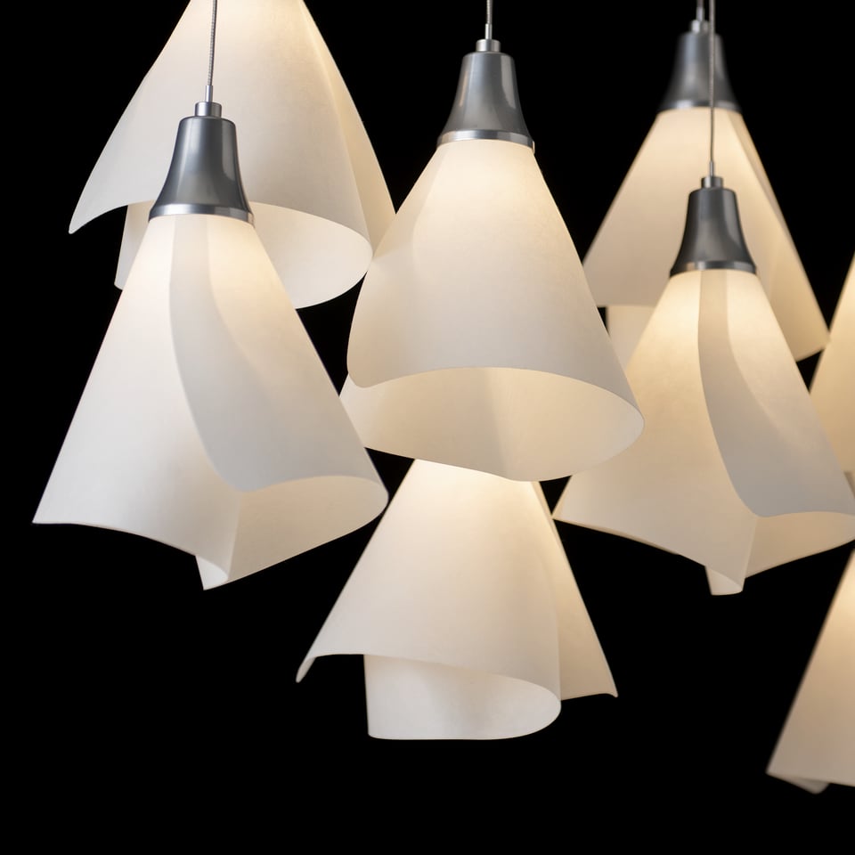 Mobius 10-Light Pendant By Hubbardton Forge With Adjustable Height & Dimmable Feature