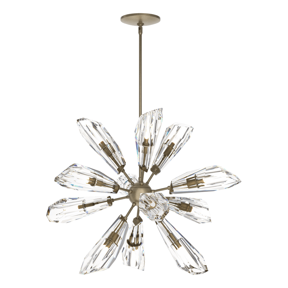 Luma 12-Light Starburst Pendant by Hubbardton Forge - Elegant Dimmable Fixture for Modern Spaces