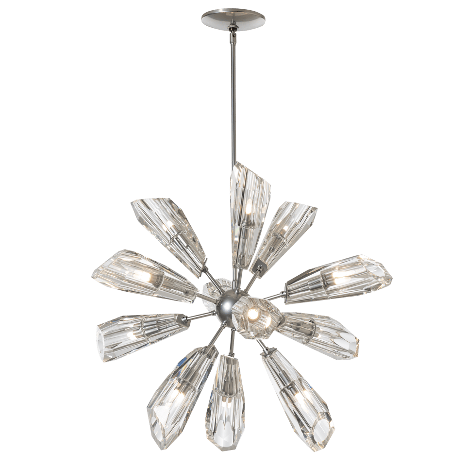 Luma 12-Light Starburst Pendant by Hubbardton Forge - Elegant Dimmable Fixture for Modern Spaces