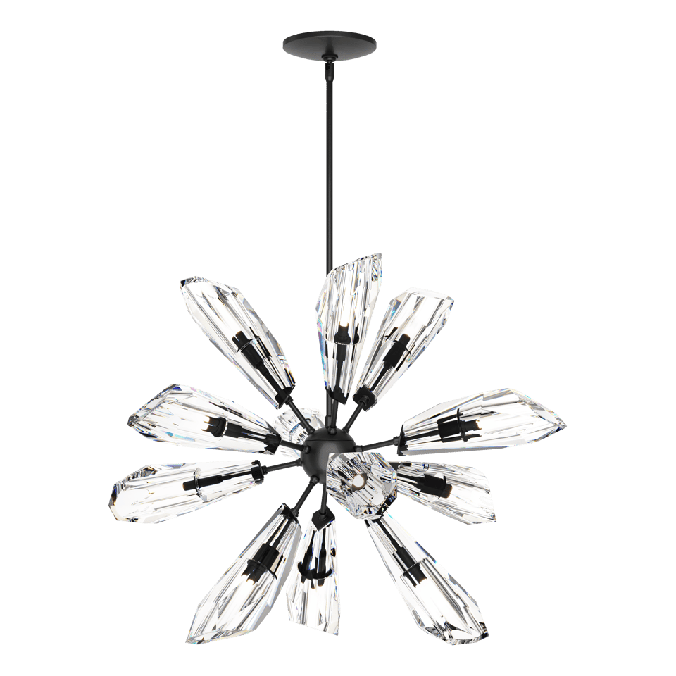 Luma 12-Light Starburst Pendant by Hubbardton Forge - Elegant Dimmable Fixture for Modern Spaces