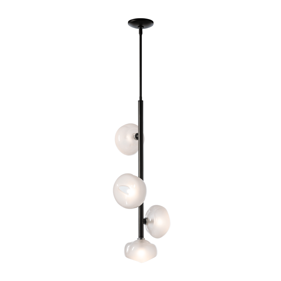 Ume Vertical Pendant Light by Hubbardton Forge, Dimmable, Adjustable Height, Multiple Finish Options