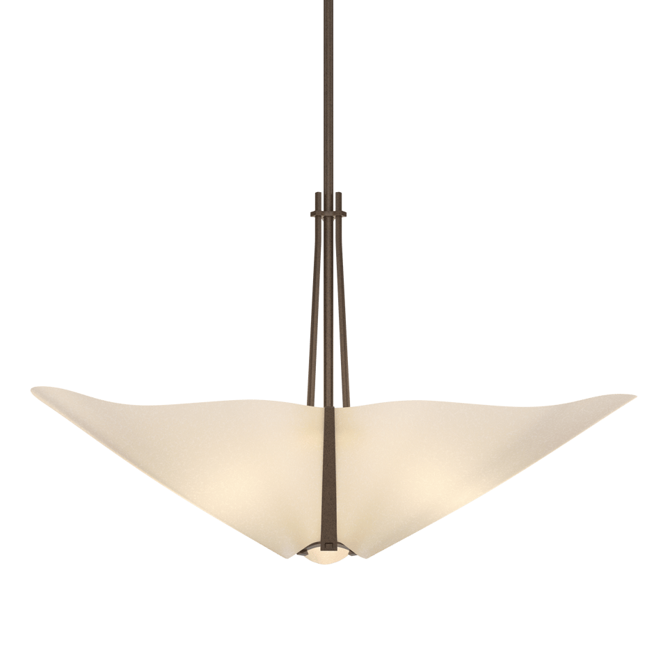 Kirigami 3-Light Pendant by Hubbardton Forge - Handcrafted Modern Elegance with Custom Finishes