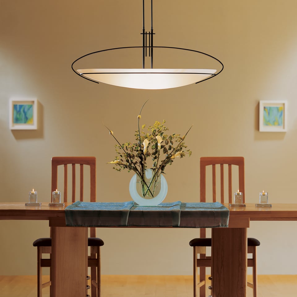 Mackintosh Large Pendant Light by Hubbardton Forge – Art Nouveau Design, Customizable Finishes, Dimmable