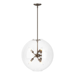 Hubbardton Forge Sfera 6-Light Pendant, Elegant Design, Dimmable, UL Damp Rated, Custom Finishes