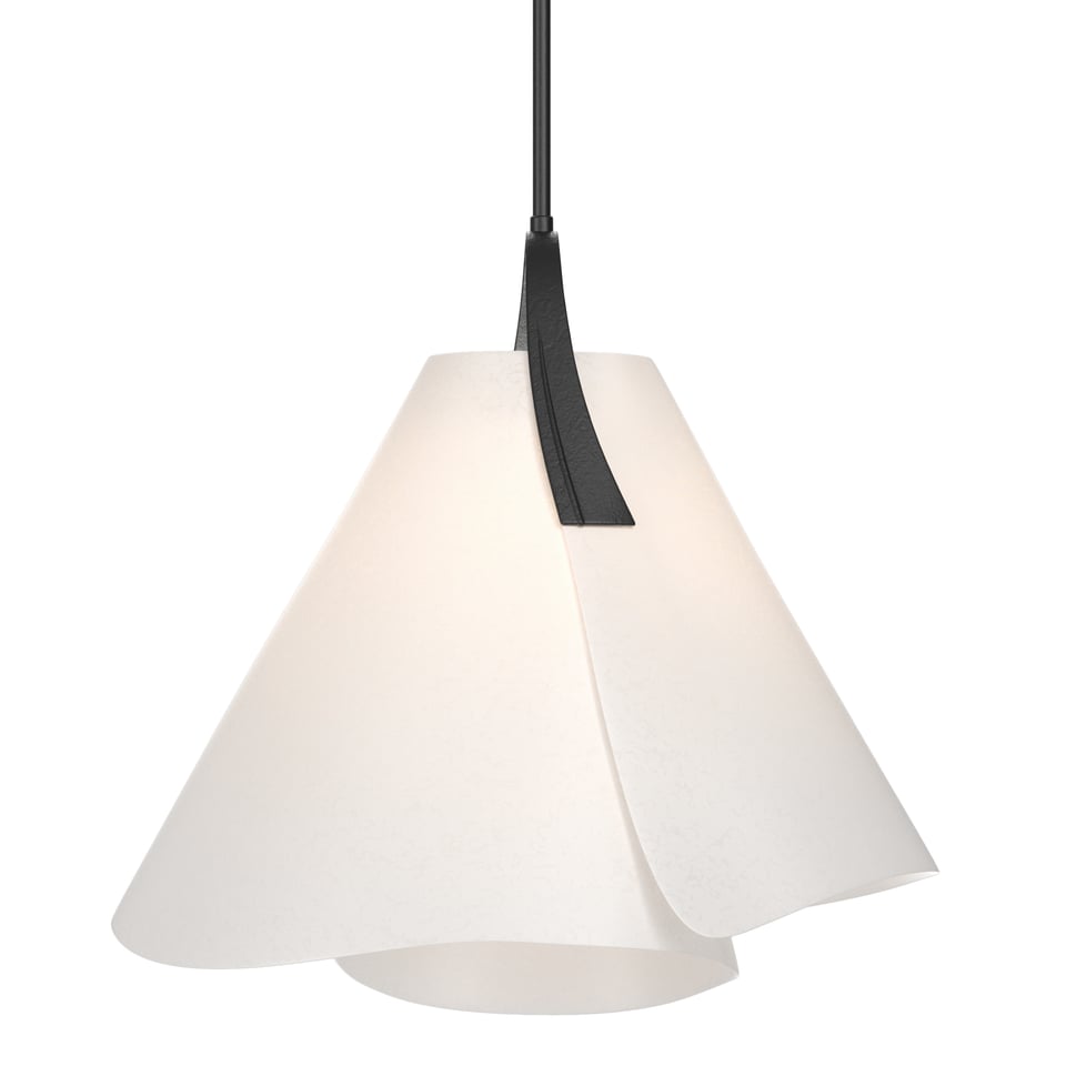 Hubbardton Forge Mobius Small Pendant Light - Adjustable 18.7" to 63.7", Dimmable, Elegant Design