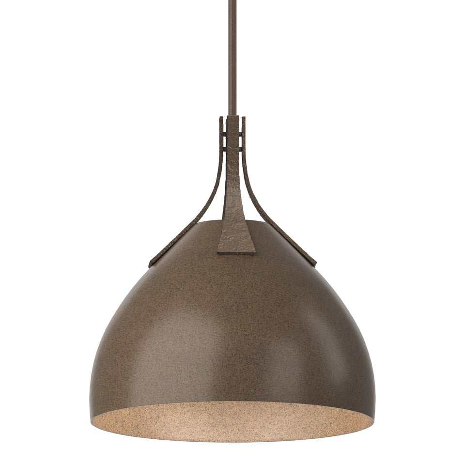 Hubbardton Forge Summit Pendant Light, Adjustable 18.6-60.6 Inch Height, Dimmable, 13 Inch Shade