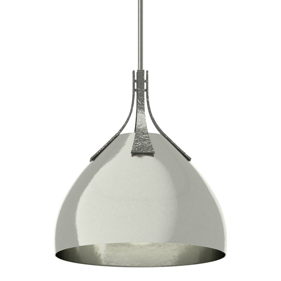 Hubbardton Forge Summit Pendant Light, Adjustable 18.6-60.6 Inch Height, Dimmable, 13 Inch Shade