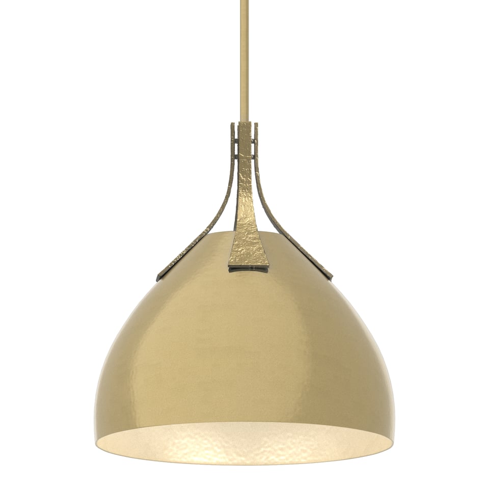 Hubbardton Forge Summit Pendant Light, Adjustable 18.6-60.6 Inch Height, Dimmable, 13 Inch Shade