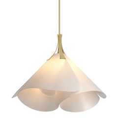 Hubbardton Forge Mobius Large Pendant Light - Dimmable, Frost Glass, Multiple Finishes