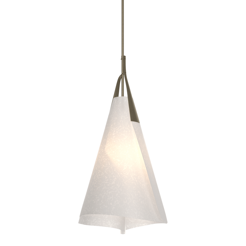 Mobius Tall Pendant Light 28.6" by Hubbardton Forge - Dimmable, Versatile Design, Various Finishes