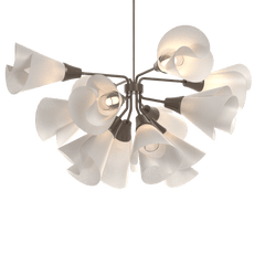 Mobius 12-Light Pendant by Hubbardton Forge with Dimmable Feature and Customizable Height