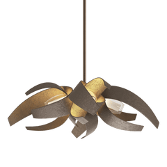 Hubbardton Forge Corona Small Pendant Light, Dimmable, Customizable, Artisan Handmade, Indoor/Outdoor Use