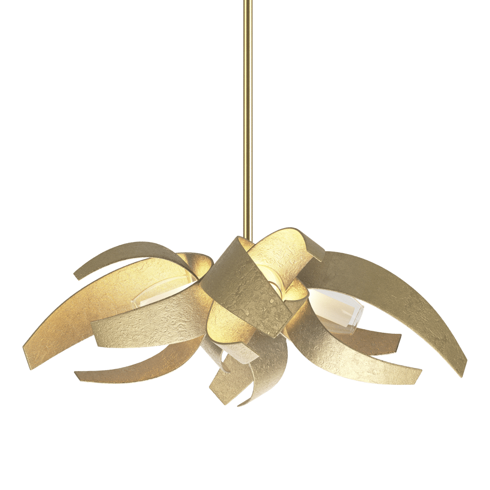 Hubbardton Forge Corona Small Pendant Light, Dimmable, Customizable, Artisan Handmade, Indoor/Outdoor Use