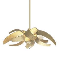 Hubbardton Forge Corona Small Pendant Light, Dimmable, Customizable, Artisan Handmade, Indoor/Outdoor Use