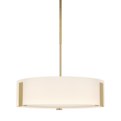 Hubbardton Forge Impressions Pendant Light 136753 - Handcrafted Modern Design in Forged Steel and Opal Glass