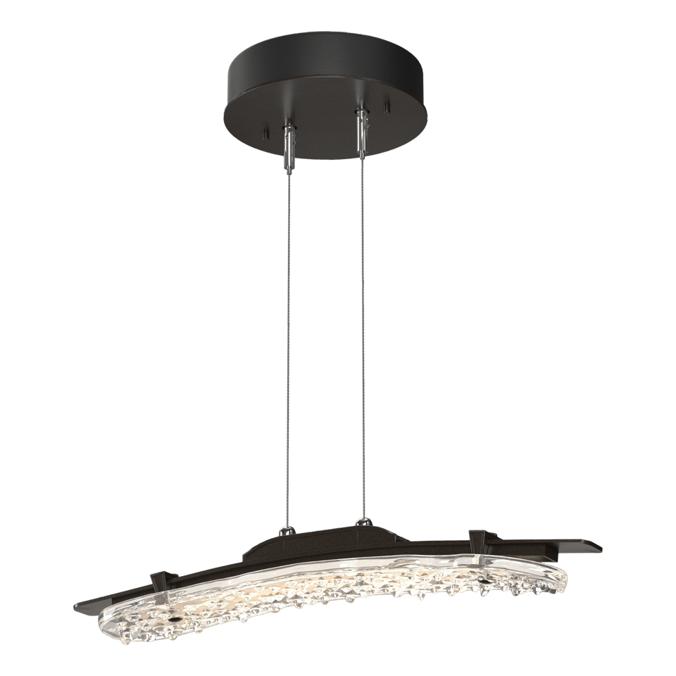 Glissade LED Pendant Light by Hubbardton Forge with Adjustable Height and Dimmable Feature, Multiple Finishes