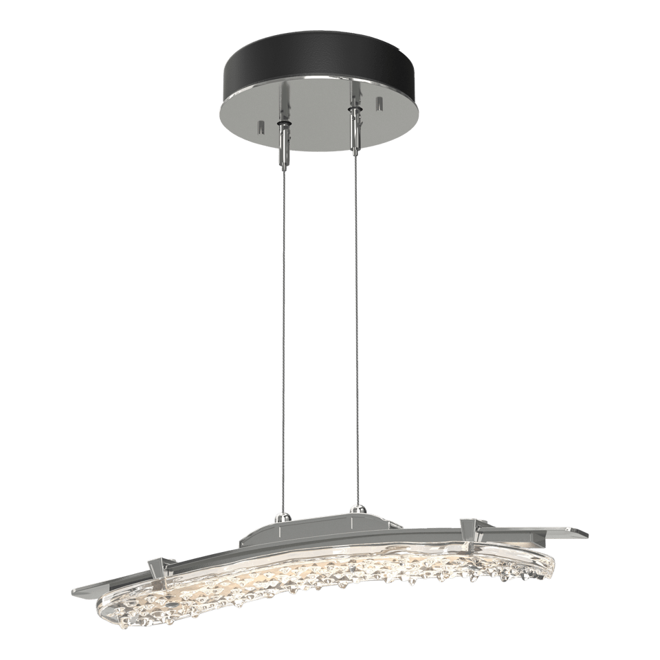 Glissade LED Pendant Light by Hubbardton Forge with Adjustable Height and Dimmable Feature, Multiple Finishes