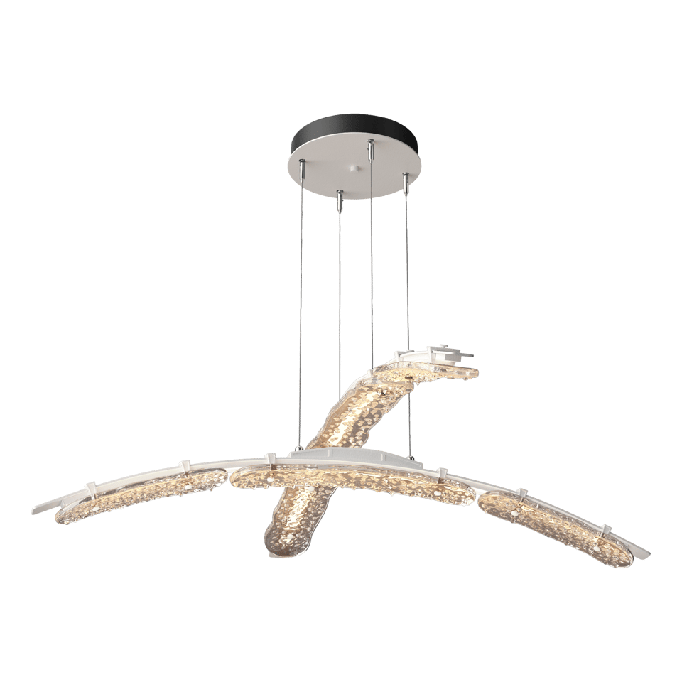 Glissade Double Large LED Pendant by Hubbardton Forge - Dimmable, Energy-Efficient, USA-Made