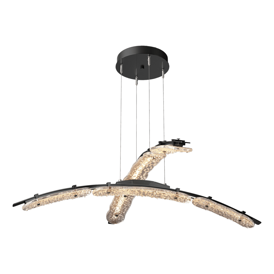 Glissade Double Large LED Pendant by Hubbardton Forge - Dimmable, Energy-Efficient, USA-Made