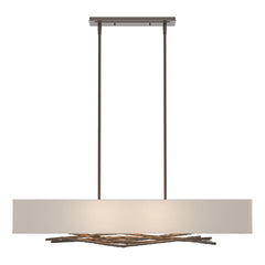 Hubbardton Forge Brindille Pendant Light with Customizable Height & Nature-Inspired Design