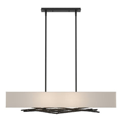 Hubbardton Forge Brindille Pendant Light with Customizable Height & Nature-Inspired Design