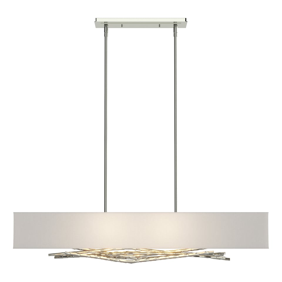 Hubbardton Forge Brindille Pendant Light with Customizable Height & Nature-Inspired Design