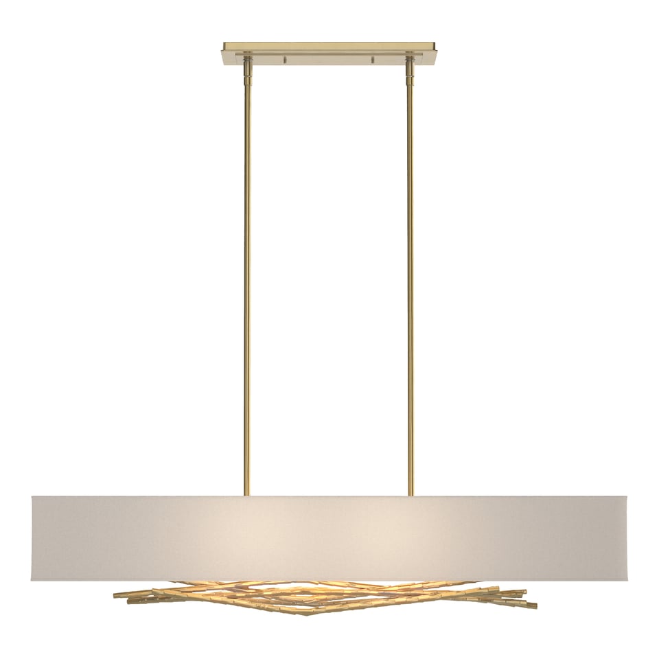 Hubbardton Forge Brindille Pendant Light with Customizable Height & Nature-Inspired Design