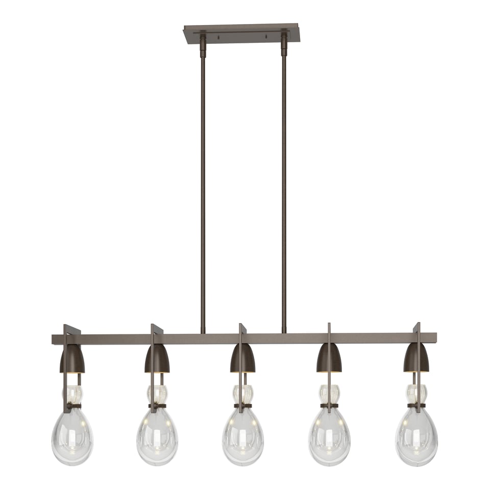 Hubbardton Forge Apothecary Pendant Light 14.6" H | Hand-Blown Glass, Dimmable, Unique Design