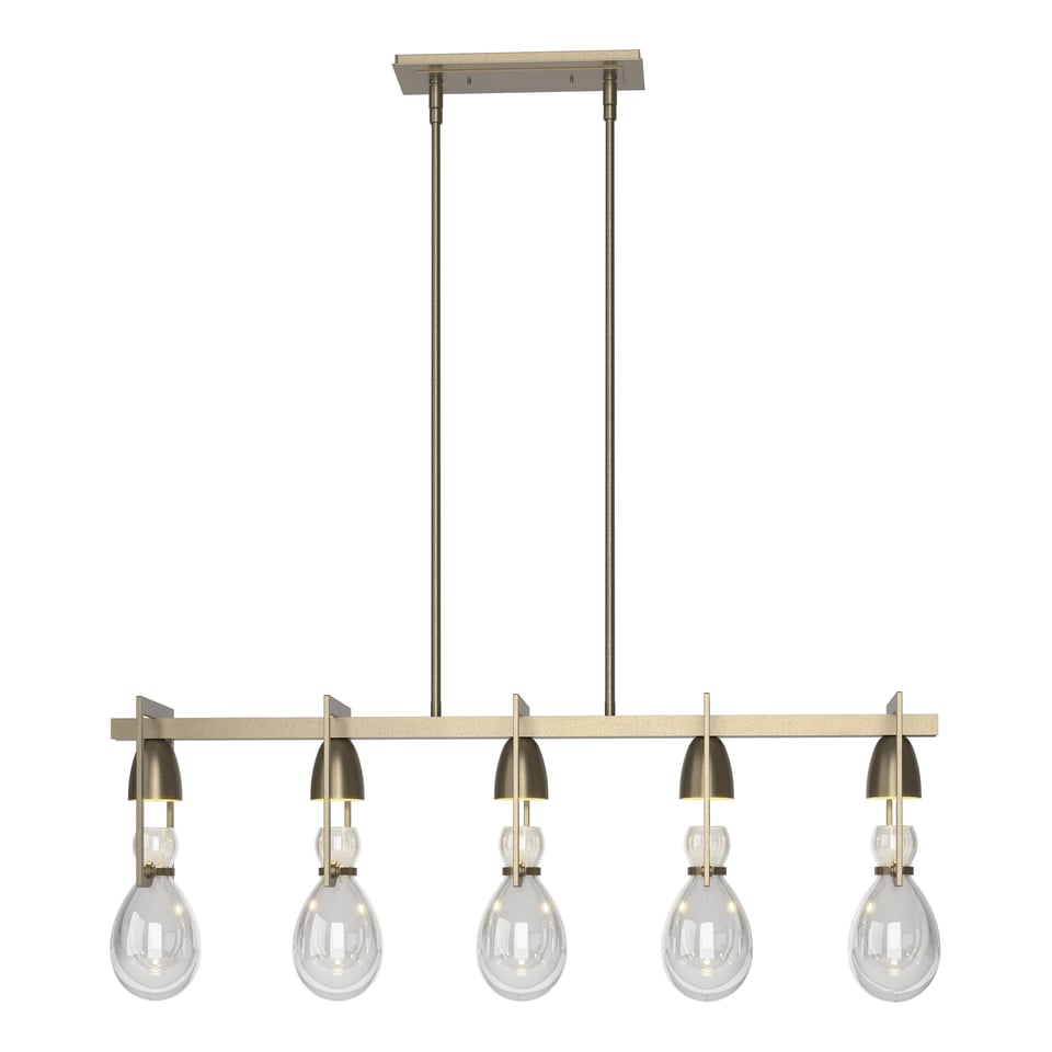 Hubbardton Forge Apothecary Pendant Light 14.6" H | Hand-Blown Glass, Dimmable, Unique Design