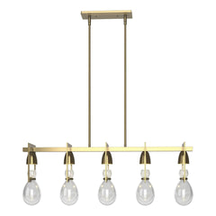 Hubbardton Forge Apothecary Pendant Light 14.6" H | Hand-Blown Glass, Dimmable, Unique Design