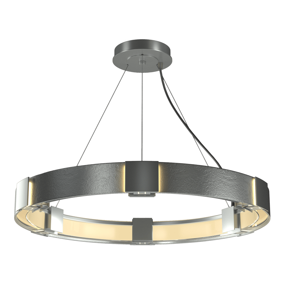 Aura Pendant Light by Hubbardton Forge, Handcrafted, 28.9" Diameter, Multiple Finish Options