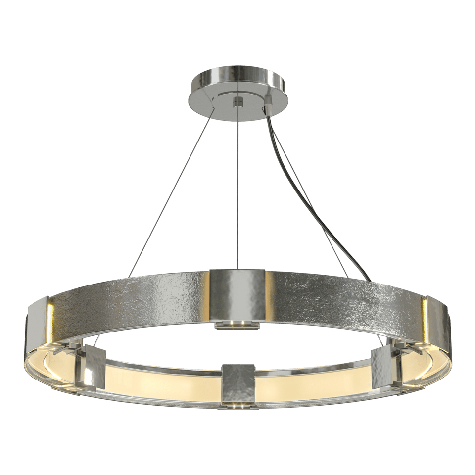 Aura Pendant Light by Hubbardton Forge, Handcrafted, 28.9" Diameter, Multiple Finish Options