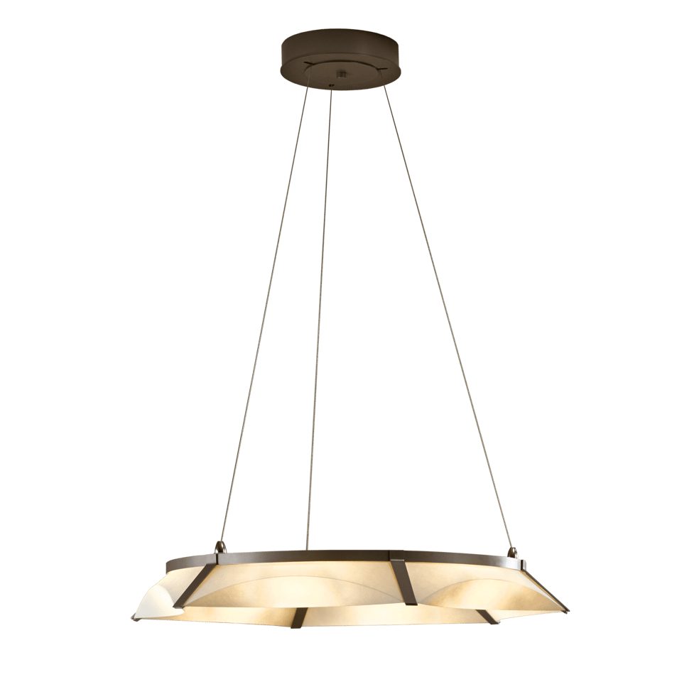 Hubbardton Forge Bento 1-Light LED Pendant, Dimmable, Energy Efficient, Multiple Finishes