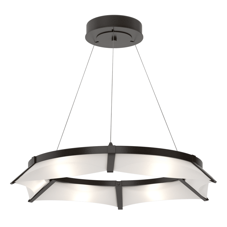 Hubbardton Forge Bento 1-Light LED Pendant, Dimmable, Energy Efficient, Multiple Finishes