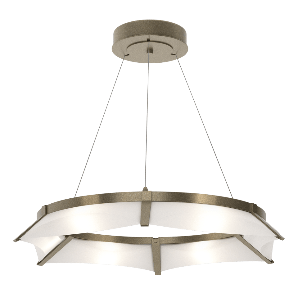 Hubbardton Forge Bento 1-Light LED Pendant, Dimmable, Energy Efficient, Multiple Finishes