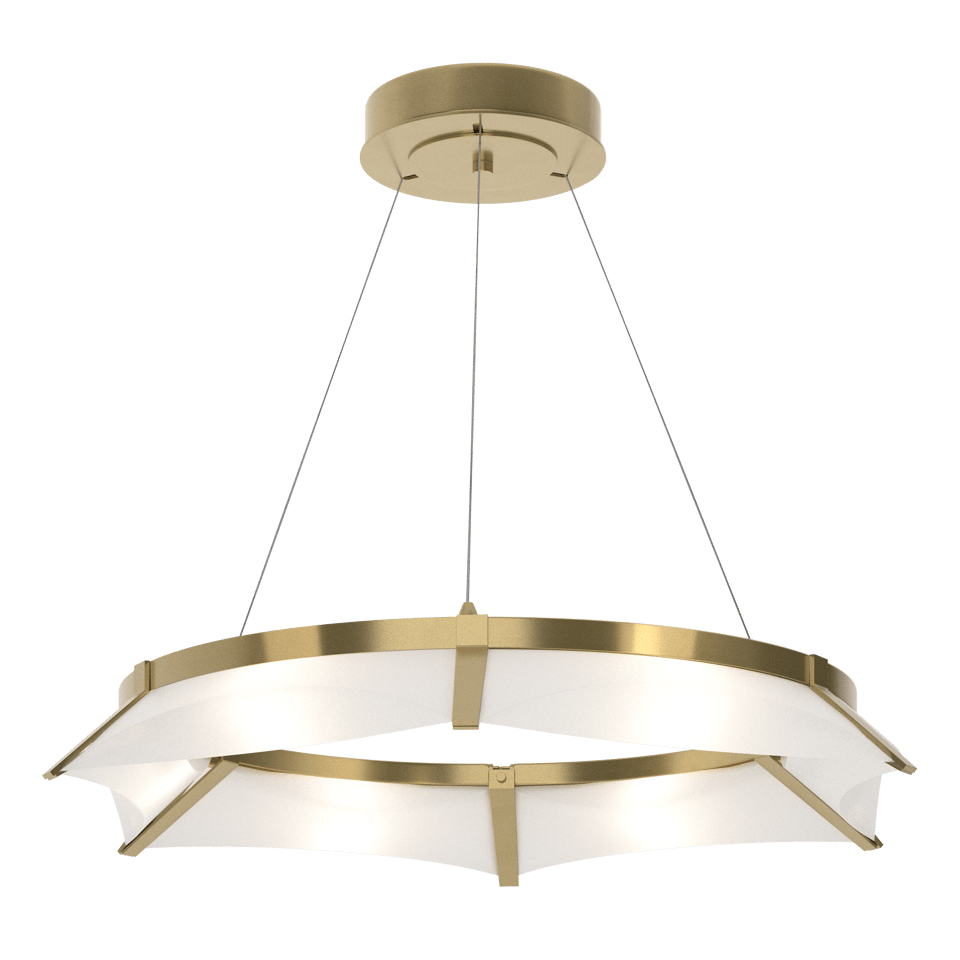 Hubbardton Forge Bento 1-Light LED Pendant, Dimmable, Energy Efficient, Multiple Finishes