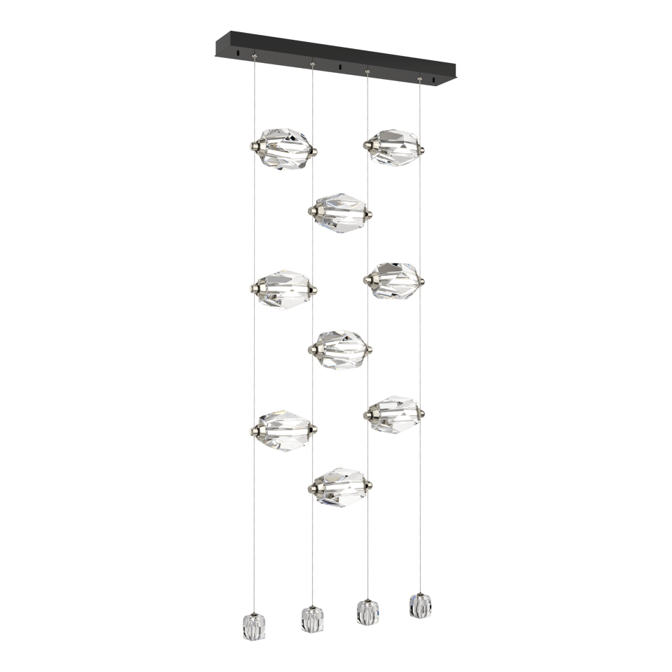 Hubbardton Forge Gatsby 9-Light LED Pendant Fixture with Adjustable Height and Energy Efficiency