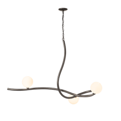 Slide Pendant Light by Hubbardton Forge - Dimmable, Versatile Style, 4 Feet Wide, Modern Design