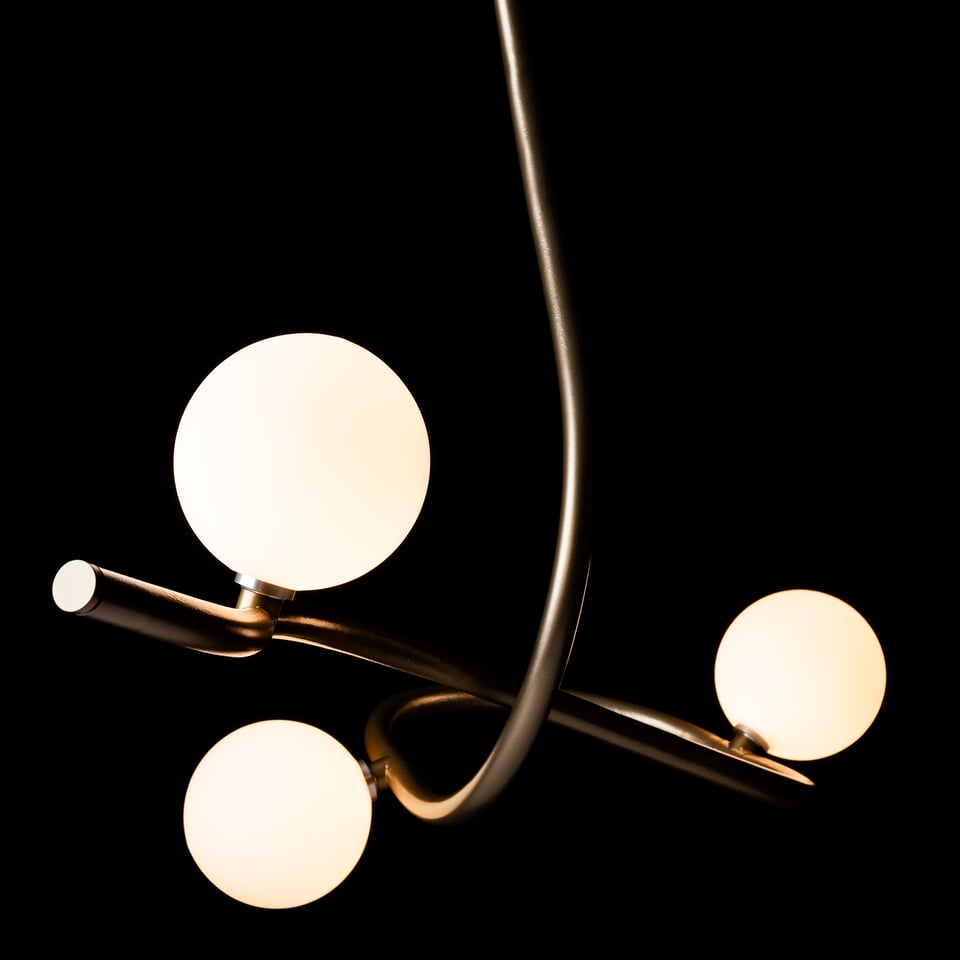 Slide Pendant Light by Hubbardton Forge - Dimmable, Versatile Style, 4 Feet Wide, Modern Design