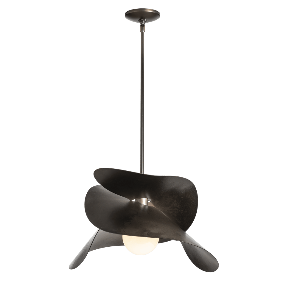 Hibiscus Large Pendant Light by Hubbardton Forge, 24.7" Width, Dimmable, Multiple Finishes