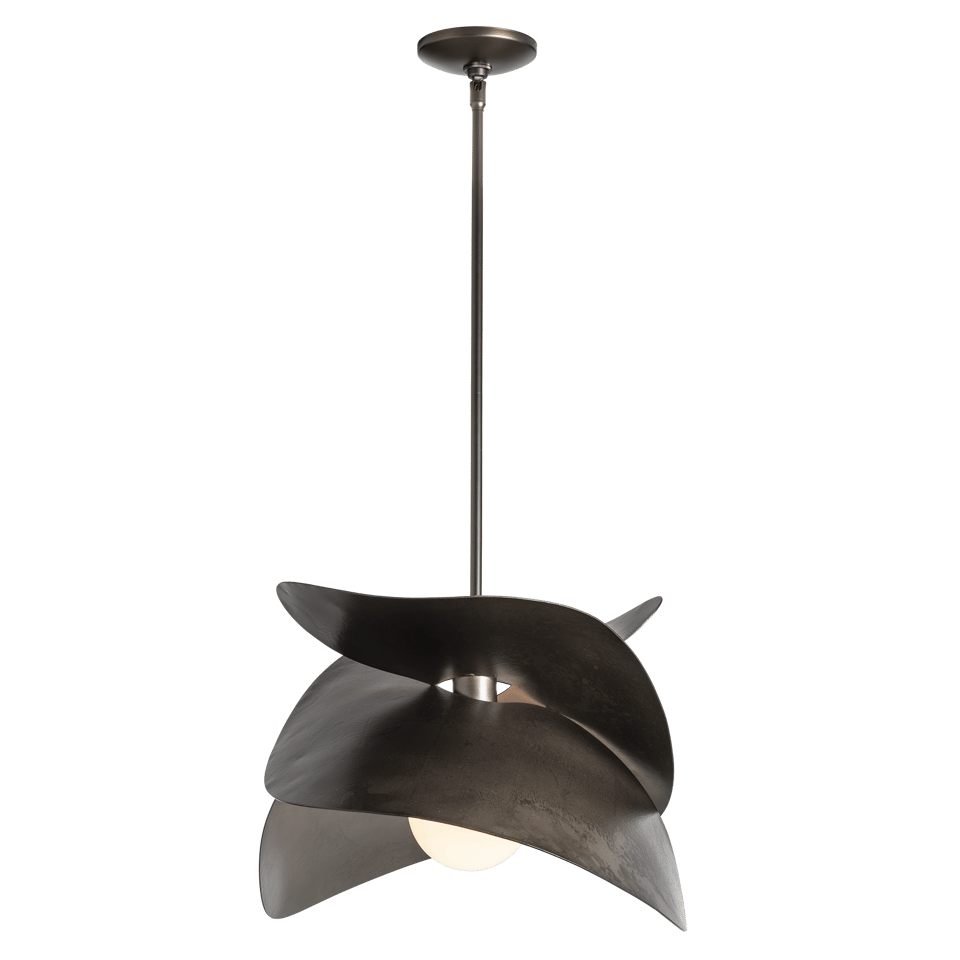 Hibiscus Large Pendant Light by Hubbardton Forge, 24.7" Width, Dimmable, Multiple Finishes