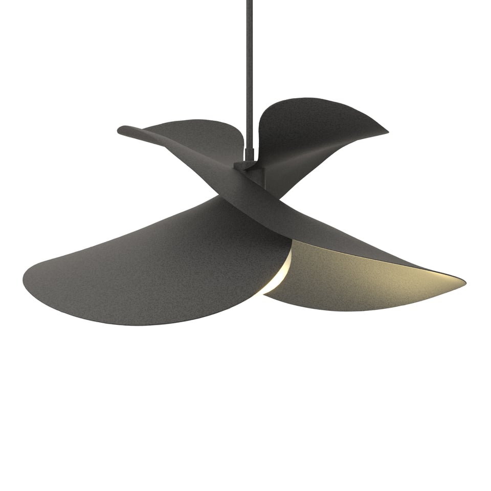 Hibiscus Large Pendant Light by Hubbardton Forge, 24.7" Width, Dimmable, Multiple Finishes