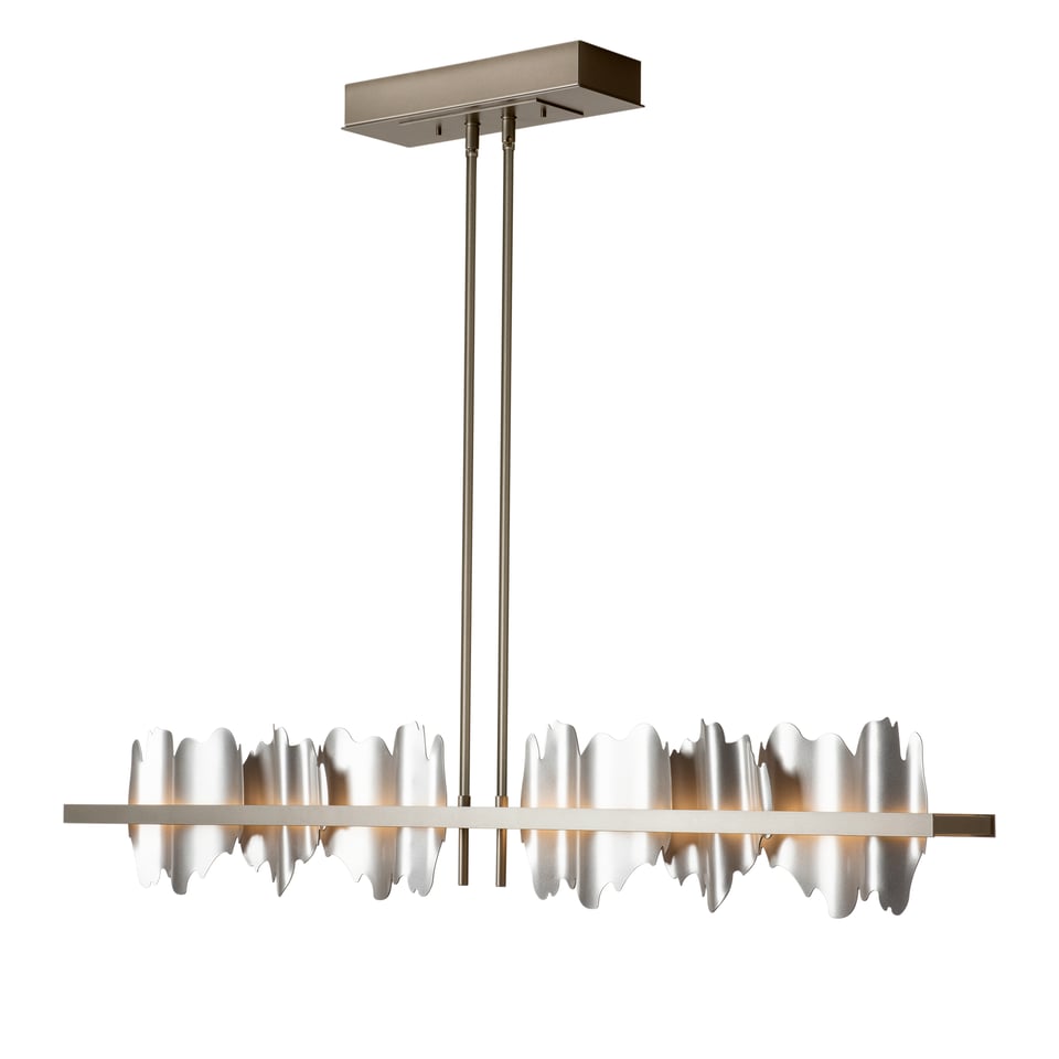 Hildene Large LED Pendant by Hubbardton Forge - Dimmable, 1880 Lumens, Adjustable Height, Multiple Finishes