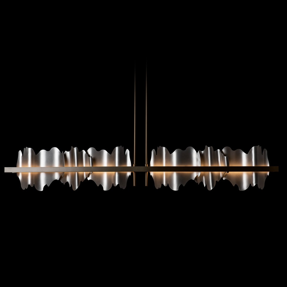 Hildene Large LED Pendant by Hubbardton Forge - Dimmable, 1880 Lumens, Adjustable Height, Multiple Finishes