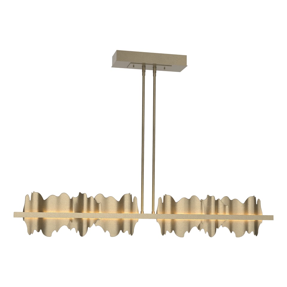 Hildene Large LED Pendant by Hubbardton Forge - Dimmable, 1880 Lumens, Adjustable Height, Multiple Finishes