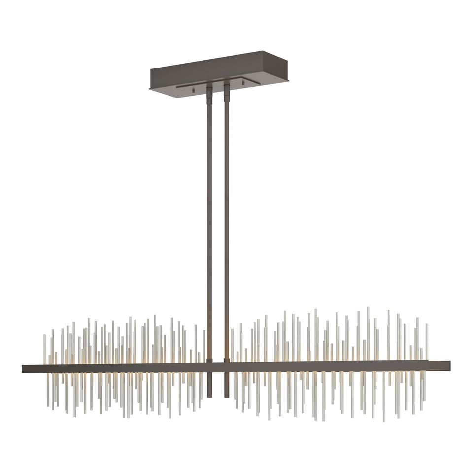 Gossamer 51.9" Large LED Pendant Light By Hubbardton Forge - Contemporary Design, 2280 Lumens, Adjustable Height