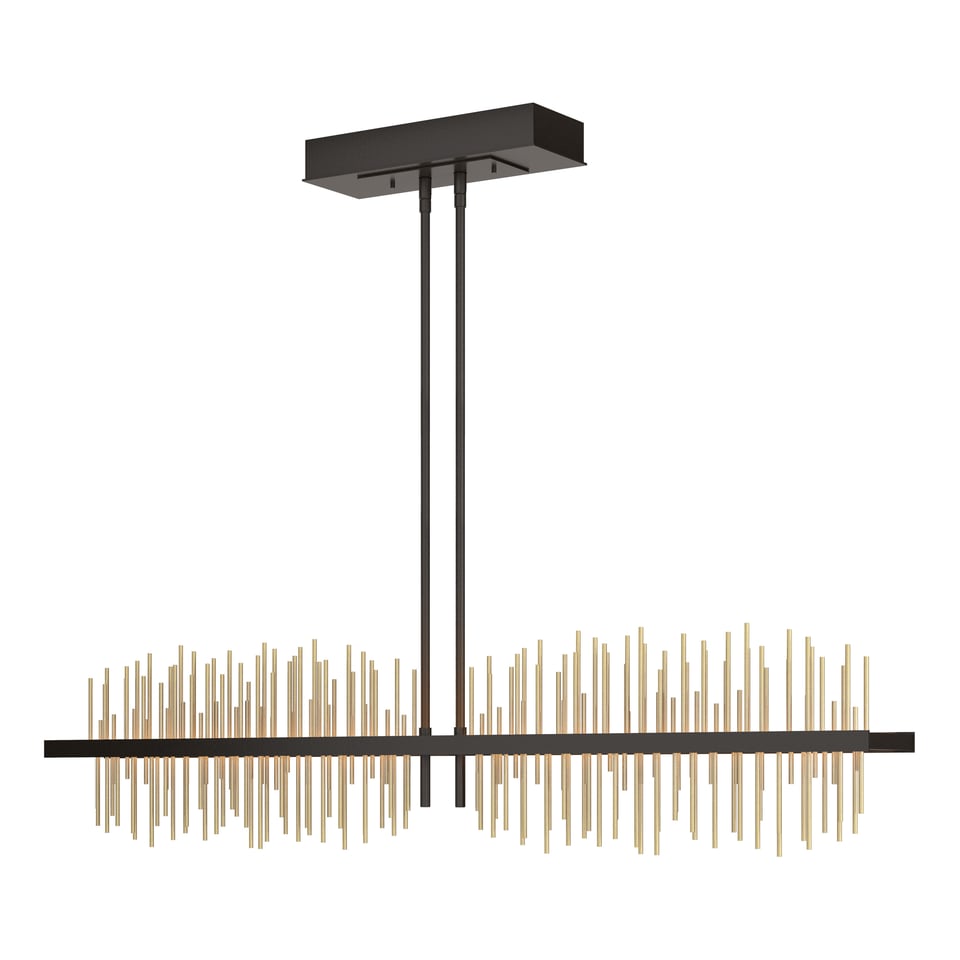 Gossamer 51.9" Large LED Pendant Light By Hubbardton Forge - Contemporary Design, 2280 Lumens, Adjustable Height