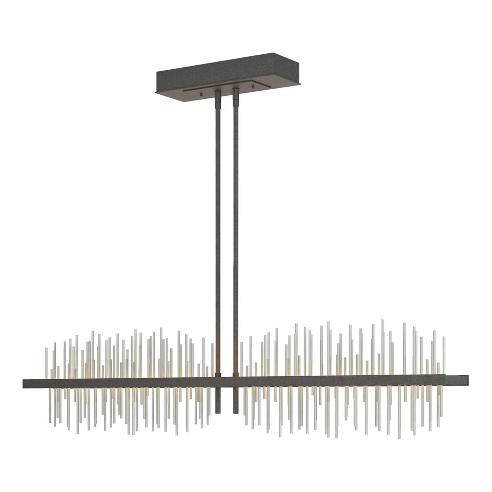 Gossamer 51.9" Large LED Pendant Light By Hubbardton Forge - Contemporary Design, 2280 Lumens, Adjustable Height