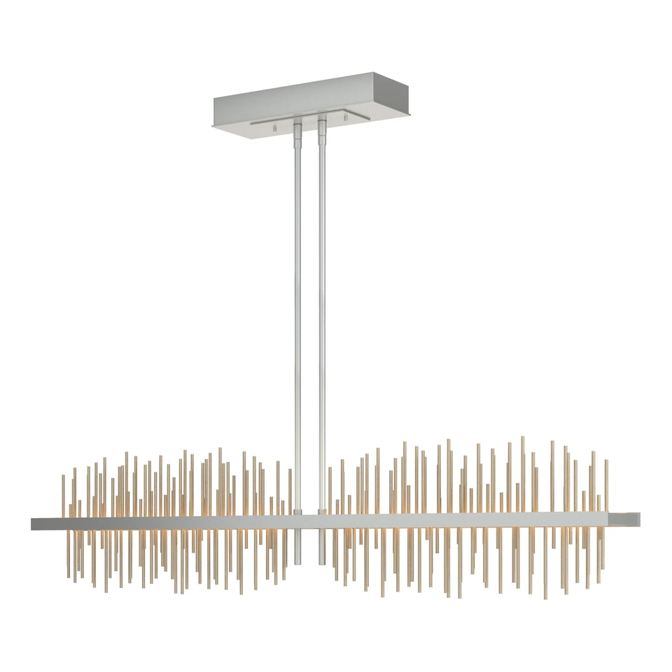 Gossamer 51.9" Large LED Pendant Light By Hubbardton Forge - Contemporary Design, 2280 Lumens, Adjustable Height