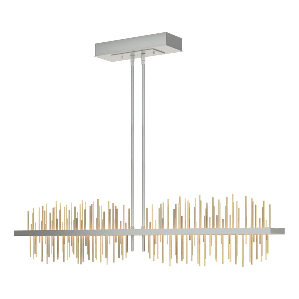 Gossamer 51.9" Large LED Pendant Light By Hubbardton Forge - Contemporary Design, 2280 Lumens, Adjustable Height